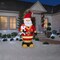7' Gemmy Airblown Lifestyle Santa Claus as Firefighter Yard Decoration 881494